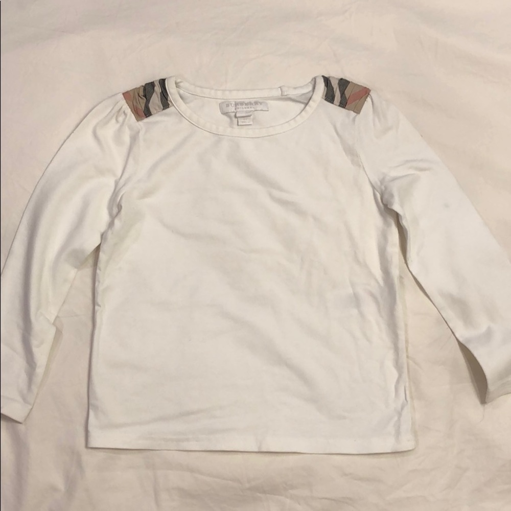 Burberry Children Girls Long Sleeve Shirt Size 4Y